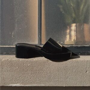 Women's Black Platform Heels